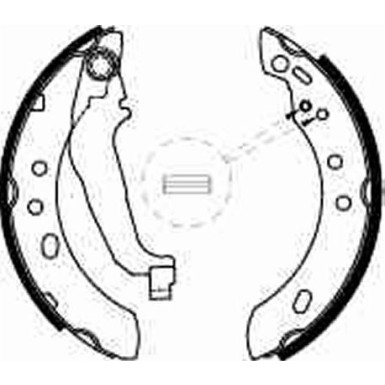 GS8527 Bremsbackensatz