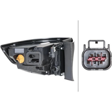 Hella | Heckleuchte | 2SD 354 831-041
