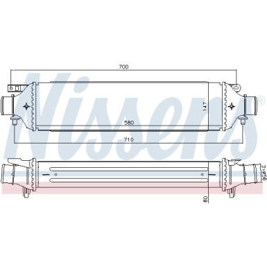 96477 Ladeluftkühler ** FIRST FIT ** 96477 Ladeluftkühler ** FIRST FIT **