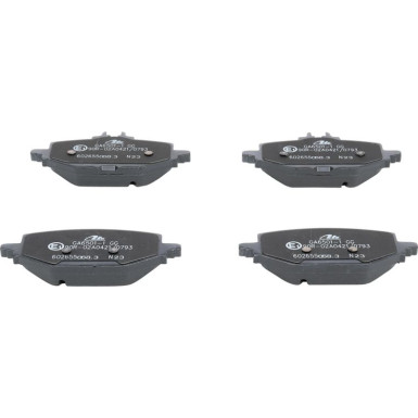 13.0460-2655.2 Bremsbelagsatz, Scheibenbremse