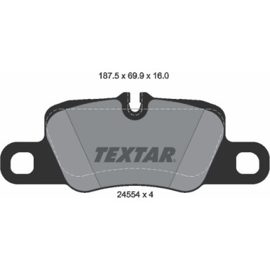 2455402 Bremsbelagsatz, Scheibenbremse