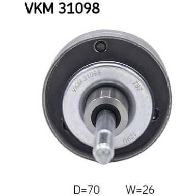 VKM 31098 Umlenk-/Führungsrolle, Keilrippenriemen