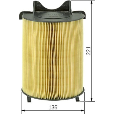BOSCH 1 987 429 405 Luftfilter BOSCH 1 987 429 405 Luftfilter