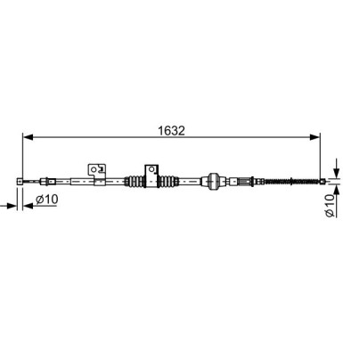 1 987 482 519 Seilzug, Feststellbremse