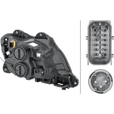 Hella 2 x HELLA Hauptscheinwerfer 1ED 010 116-531