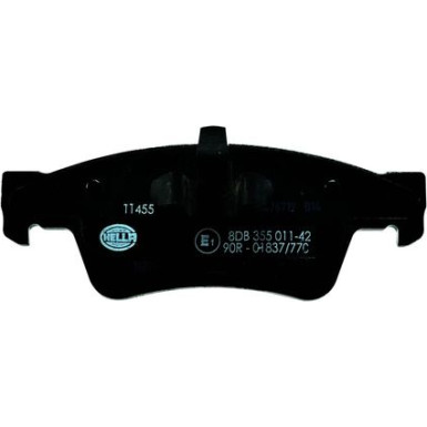 Hella | Bremsbelagsatz, Scheibenbremse | 8DB 355 011-421
