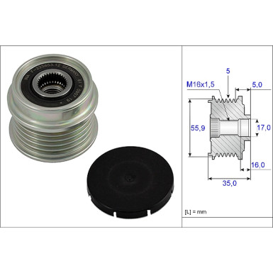 535 0004 10 Generatorfreilauf