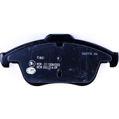 Hella | Bremsbelagsatz, Scheibenbremse | 8DB 355 014-591