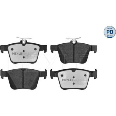 025 250 0916/PD Bremsbelagsatz, Scheibenbremse MEYLE-PD: Advanced performance and design.