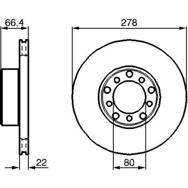BOSCH | Bremsscheibe | 0 986 478 060