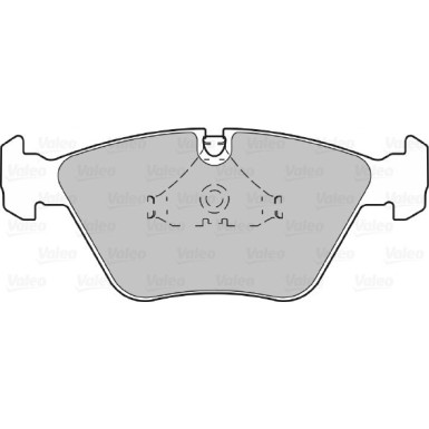 Valeo | Bremsbelagsatz, Scheibenbremse | 598409