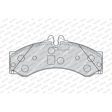 Ferodo Bremsbelagsatz, Scheibenbremse PREMIER ECO FRICTION FVR1879
