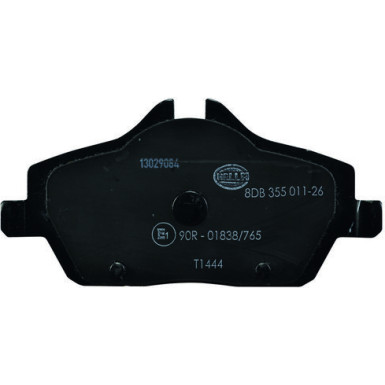 Hella | Bremsbelagsatz, Scheibenbremse | 8DB 355 011-261