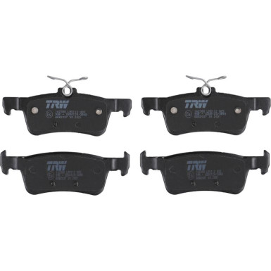 GDB2037 Bremsbelagsatz, Scheibenbremse COTEC