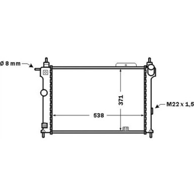 Mahle | Kühler, Motorkühlung | CR 1493 000S