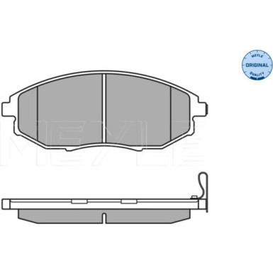 Meyle Bremsbelagsatz, Scheibenbremse MEYLE-ORIGINAL: True to OE 025 248 6417/W