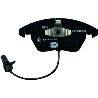 Hella | Bremsbelagsatz, Scheibenbremse | 8DB 355 010-581