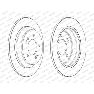 Ferodo Bremsscheibe PREMIER DDF2608C