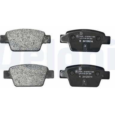 LP1719 Bremsbelagsatz, Scheibenbremse