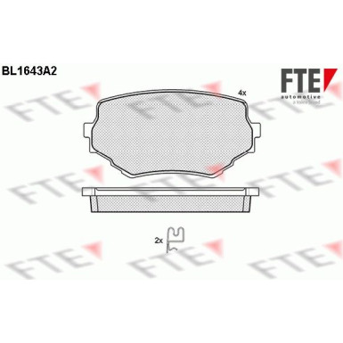 9010264 Bremsbelagsatz, Scheibenbremse