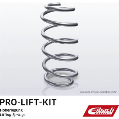 Fahrwerksfeder Einzelfeder Pro Lift Kit Höherlegung Eibach Pro-Lift-Kit, Einzelfeder F31-63-027-02-VA Fahrwerksfeder Einzelfeder Pro Lift Kit Höherlegung Eibach Pro-Lift-Kit, Einzelfeder F31-63-027-02-VA