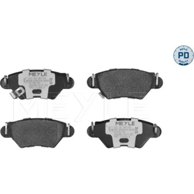 025 232 5817/PD Bremsbelagsatz, Scheibenbremse MEYLE-PD: Advanced performance and design.