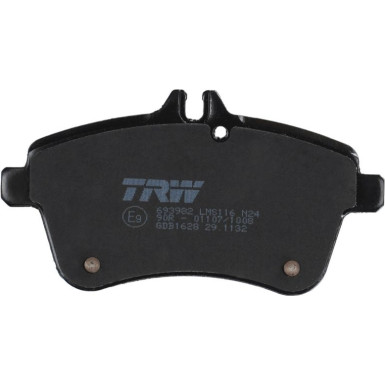 TRW | Bremsbelagsatz, Scheibenbremse | GDB1628