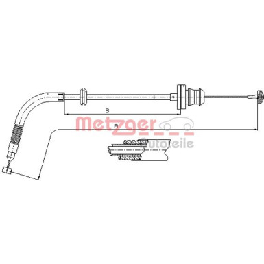 Metzger | Gaszug | 12.7302