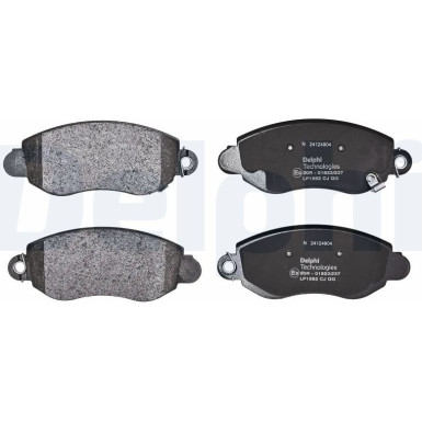 LP1582 Bremsbelagsatz, Scheibenfeststellbremse