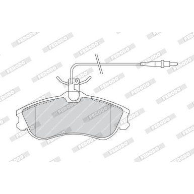 Ferodo | Bremsbelagsatz, Scheibenbremse | FDB1112 Ferodo | Bremsbelagsatz, Scheibenbremse | FDB1112