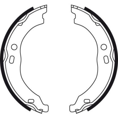 GS8744 Bremsbackensatz, Feststellbremse