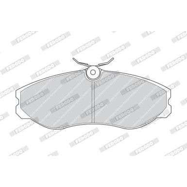 Ferodo | Bremsbelagsatz, Scheibenbremse | FDB909