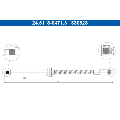 24.5118-0471.3 Bremsschlauch