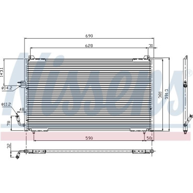 94625 Kondensator, Klimaanlage ** FIRST FIT **