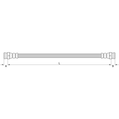 Metzger | Bremsschlauch | 4110898