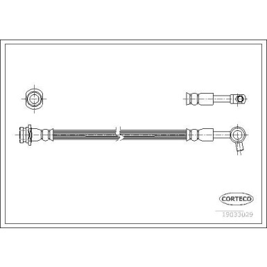 19033029 Bremsschlauch 19033029 Bremsschlauch