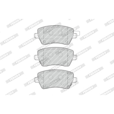 Ferodo | Bremsbelagsatz, Scheibenbremse | FDB4966