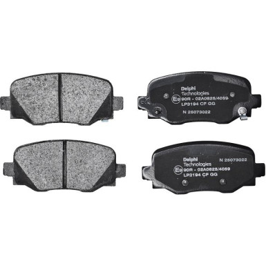 LP3194 Bremsbelagsatz, Scheibenfeststellbremse