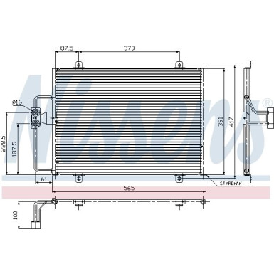 94246 Kondensator, Klimaanlage