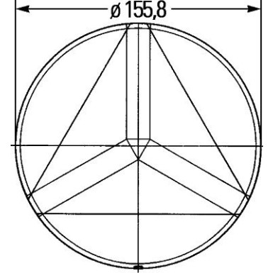 Hella | Rückstrahler | 8RA 343 220-007