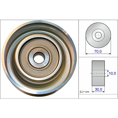 532 0738 10 Umlenk-/Führungsrolle, Keilrippenriemen