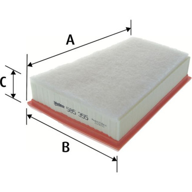 Valeo | Luftfilter | 585355 Valeo | Luftfilter | 585355