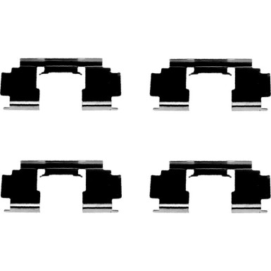 BOSCH | Zubehörsatz, Scheibenbremsbelag | 1 987 474 324