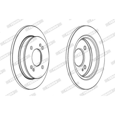 Ferodo | Bremsscheibe | DDF1793C Ferodo | Bremsscheibe | DDF1793C