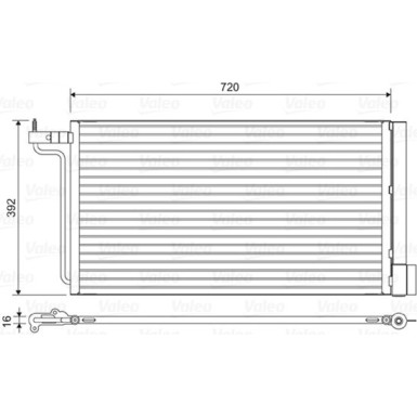 814177 Kondensator, Klimaanlage