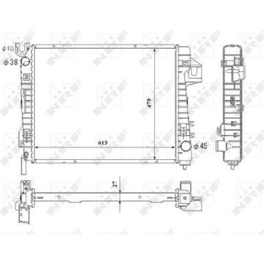 53712 Kühler, Motorkühlung EASY FIT