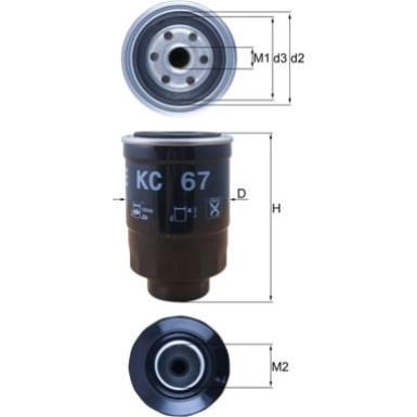 KC 67 Kraftstofffilter