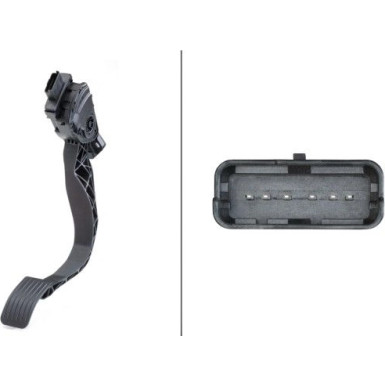 Hella | Sensor, Fahrpedalstellung | 6PV 009 949-721