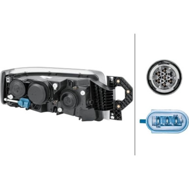 Hella | Hauptscheinwerfer | 1EL 011 171-251