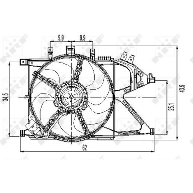 47011 Lüfter, Motorkühlung